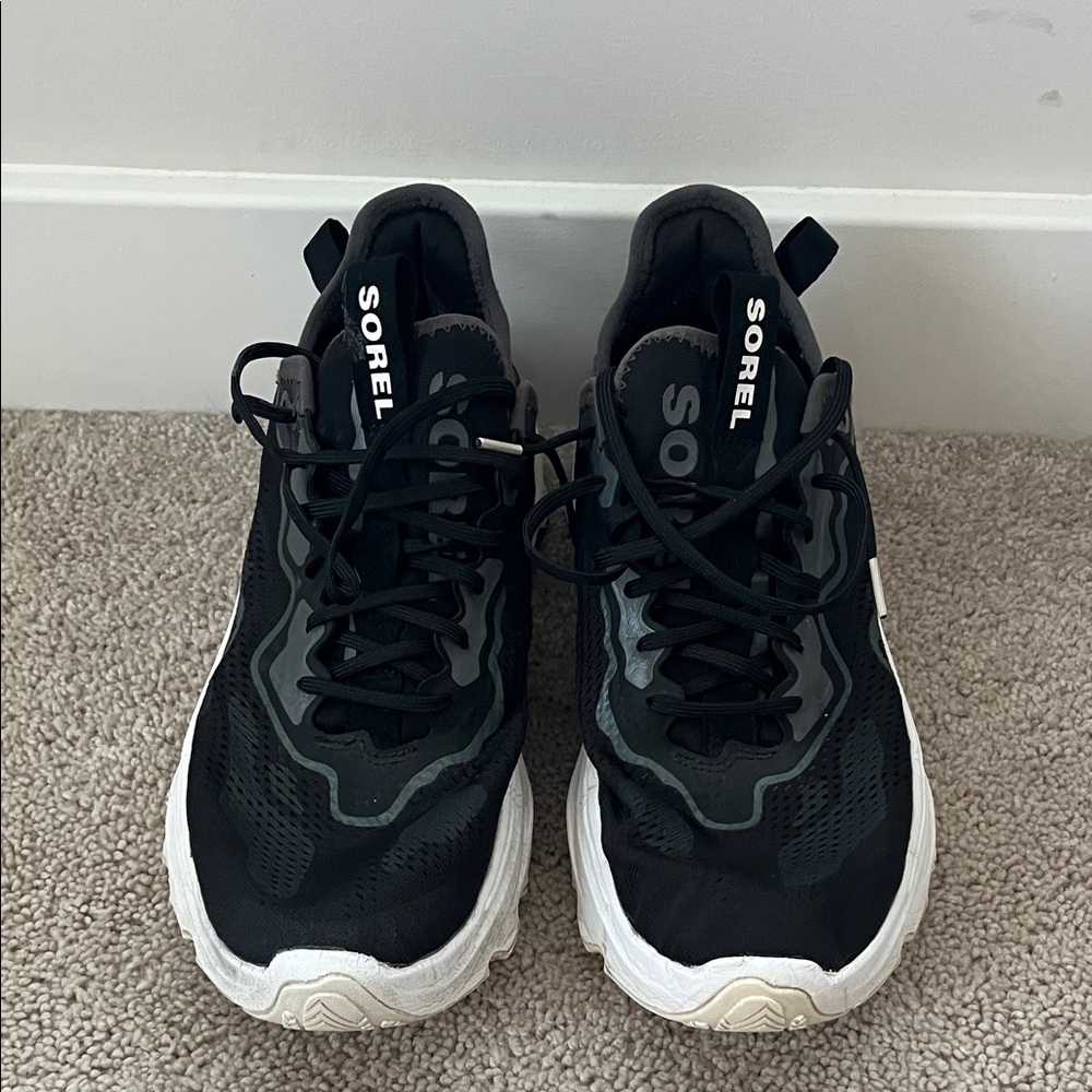 Sorel Men's Black and White Athletic Shoes